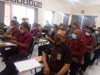 Gianyar Evaluasi Tahapan Pilkel Serentak Gelombang III Tahun 2022 Perbekel