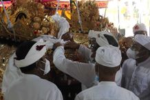 Jaya Negara Hadiri Ngeratep Ratu Mas dan Ratu Ayu Pura Maspait Intaran Sanur Sanur