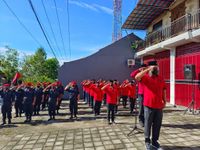 Momentum HUT ke-49, DPC PDI Perjuangan Bangli Gelar Upacara Bendera PDI
