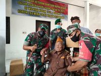 Program Bedah Rumah Kasad Disalurkan Kodim Badung Kepada Veteran Bedah Rumah