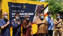 Dukung Sektor Hilir, Bupati Tamba Lepas Biji Kakao ke POD Cokelat Baturiti Kakao Jembrana