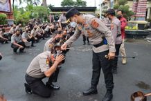 58 Personel Polres Badung Naik Pangkat Polres Badung