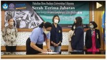 Lantik Pengurus Organisasi Kemahasiswaan, Dekan FIB Harapkan Mahasiswa Mampu Tingkatkan Prestasi dan Inovasi Ormawa