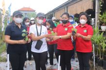 Sagung Antari Jaya Negara Panen Sayur, Lele serta Penanaman Bibit Sayuran dan Demonstrasi Pengolahan Ikan dan Sayuran Panen