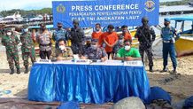 TNI AL Berhasil Gagalkan Upaya Penyelendupan Penyu Hijau di Perairan Bali Penyu Hijau