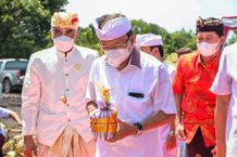 Gubernur Koster Secara Resmi Memulai Pekerjaan Pematangan Lahan Kawasan Pusat Kebudayaan Bali di Kabupaten Klungkung Pusat Kebudayaan Bali