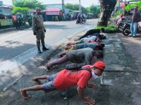 30 Orang Terjaring Razia Masker di Ubung Prokes