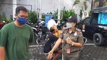 Lagi 35 Pelanggar Prokes Dijaring Tim Yustisi Denpasar Prokes