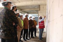 Rektor Unud Tinjau Pembangunan Gedung Rumah Sakit Gigi dan Mulut Universitas Udayana Unud
