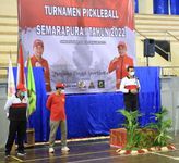 Bupati Suwirta Buka Turnament Pickleball Semarapura I Tahun 2022 Turnamen