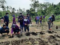 Fapet Unud Gelar Pengabdian kepada Masyarakat, Tanam 1.250 bibit Hijauan Pakan Ternak (HPT) Unggul Ternak