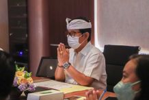 Sekda Adi Arnawa Ikuti Rapat Evaluasi Program Pemberantasan Korupsi dari KPK RI MCP