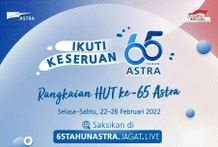 Rayakan HUT ke-65, Astra Ajak Masyarakat Semangat Bergerak dan Tumbuh Bersama HUT ASTRA