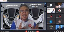 Penting #Cari_Aman untuk Media, Astra Motor Bali Ajak Pelatihan Safety Riding Secara Virtual Safety Riding