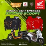 Khusus Februari, Beli Honda Scoopy Bonus Hoodie Keren Honda Scoopy