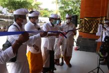 Upacara Pemelaspasan Gedung Advance Research Laboratory Fakultas Teknik Universitas Udayana Gedung Fakultas Teknik