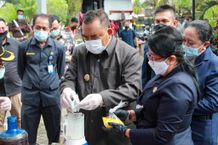 Barang Bukti Rp500 Juta Dimusnahkan, Bupati Tamba Apresasi Kejaksaan Jembrana Barang bukti