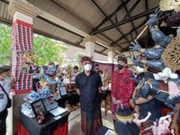 Wali Kota Jaya Negara Buka Lomba Ogoh-ogoh Mini ST. Yowana Dharma Santi Banjar Cemara Agung Ogoh-ogoh