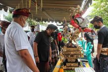 Wawali Arya Wibawa Buka Lomba Ogoh-ogoh Mini dan Sketsa ST. Ria Remaja Banjar Geladag Ogoh-ogoh mini