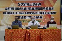 Dukung Capaian Kinerja MBKM, Unud Gelar Sosialisasi SIM MBKM MBKM
