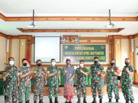 Binsiap Apwil dan Puanter Sarana Tingkatkan Kesiapan Prajurit Kodim Badung Kodim Badung