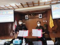 Pemkot Denpasar-BPN Denpasar Tanda Tangani Nota Kesepahaman Tentang Sinergi Intregasi Data PBB P2 dan BPHTB Mou Tanah