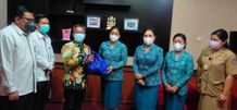TP PKK Denpasar Terima 100 Paket Sembako dari BPJS Ketenagakerjaan, Segera Didistribusikan ke Masyarakat Sembako