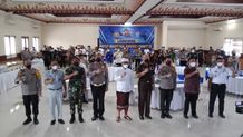 Wawali Arya Wibawa Hadiri Peluncuran Sistem E-TLE Presisi Tahap II Nasional di Polresta Denpasar Tilang Online
