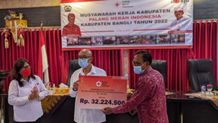 Wakil Bupati Wayan Diar Buka Mukerkab PMI Kabupaten Bangli Tahun 2022 PMI Bangli