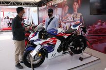 Totalitas DNA Balap Warnai Booth Honda di GP Mandalika GP Mandalika