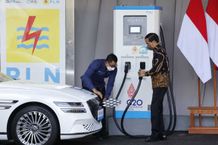 Resmikan SPKLU Ultra Fast Charging Pertama di RI, Presiden Jokowi: Apresiasi Kesiapan PLN Dukung KTT G20 SPKLU Ultra Fast Charging