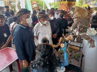 Wali Kota Jaya Negara Buka Lomba Ogoh-ogoh Mini ST Yowana Dharma Kerthi Banjar Kedaton Kesiman Lomba ogoh-ogoh