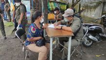 Tim Yustisi Denpasar Jaring 25 Pelanggar Prokes di Jalan Wibisana Barat Prokes