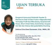 Pemberian Sinbiotik Dapat Tingkatkan Status Gizi Anak Stunting Stunting