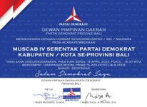 DPD Demokrat Bali Gelar Muscab Serentak, Sukseskan Kepemimpinan di 9 Kabupaten dan Kota Demokrat