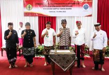 Bupati Giri Prasta Hadiri Peresmian Gedung BLK Agroindustri Yayasan Sapta Taksu Bang di Bangli Yayasan Sapta Taksu Bang