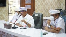 Bupati Tabanan Apresiasi Karya Maestro I Nyoman Nuarta Dalam Dialog Virtual I Nyoman Nuarta