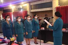 Sariasih Sedana Arta Melantik TP PKK Kecamatan se-Bangli PKK