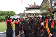 Kapolres Tabanan Lepas 21 Personel Purna Bakti Purna Bakti