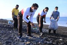 Resik Sampah Plastik, Awali HUT Puputan Klungkung Sampah Plastik