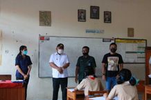 Bupati dan Wabup Jembrana Pantau Hari Terakhir Ujian Sekolah UJian