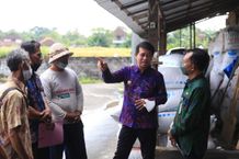 Mantapkan Inovasi Bima Juara, Bupati Suwirta Monitoring dan Evaluasi KUD Jaya Werdhi Takmung dan KUD Panca Satya Dawan BIMA JUARA