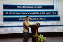Kapolda Pimpin Latpraops Puri Agung V-2022 dalam Rangka Kegiatan 7th GPDRR GPDRR