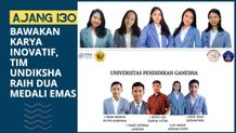 Ajang I3O, Dua Tim Undiksha Raih Medali Emas Medali Emas