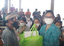 Kuatkan Sinergi dengan Provinsi, TP PKK Tabanan Dukung Pasar Rakyat Kabupaten Klungkung PKK Berbagi