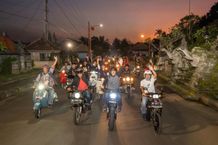 Semarak Hari Jadi Kota Bangli, Bupati Sedana Arta Lepas ‘Night Ride With’ Night Ride