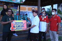 Bupati Suwirta Resmi Buka Onniu Klungkung League U16 Sepak Bola