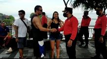 Inovasi Kapolsek Kediri, Gelar Patroli Dialogis di DTW Tanah Lot Tanah Lot