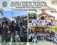 Berikan Pengalaman Diluar Kampus, Ketiga Program Studi di FTP Unud Laksanakan Kuliah Lapangan FTP Unud