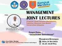Management Joint Lectures Peminatan Manajemen Keuangan Mata Kuliah Manajemen Keuangan Feb unud